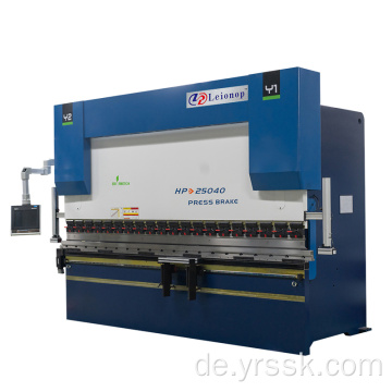 WC67Y125T/3200 mm hydraulisch Schnitt CNC NC Faltblech Biegeplatte Pressbremsmaschine